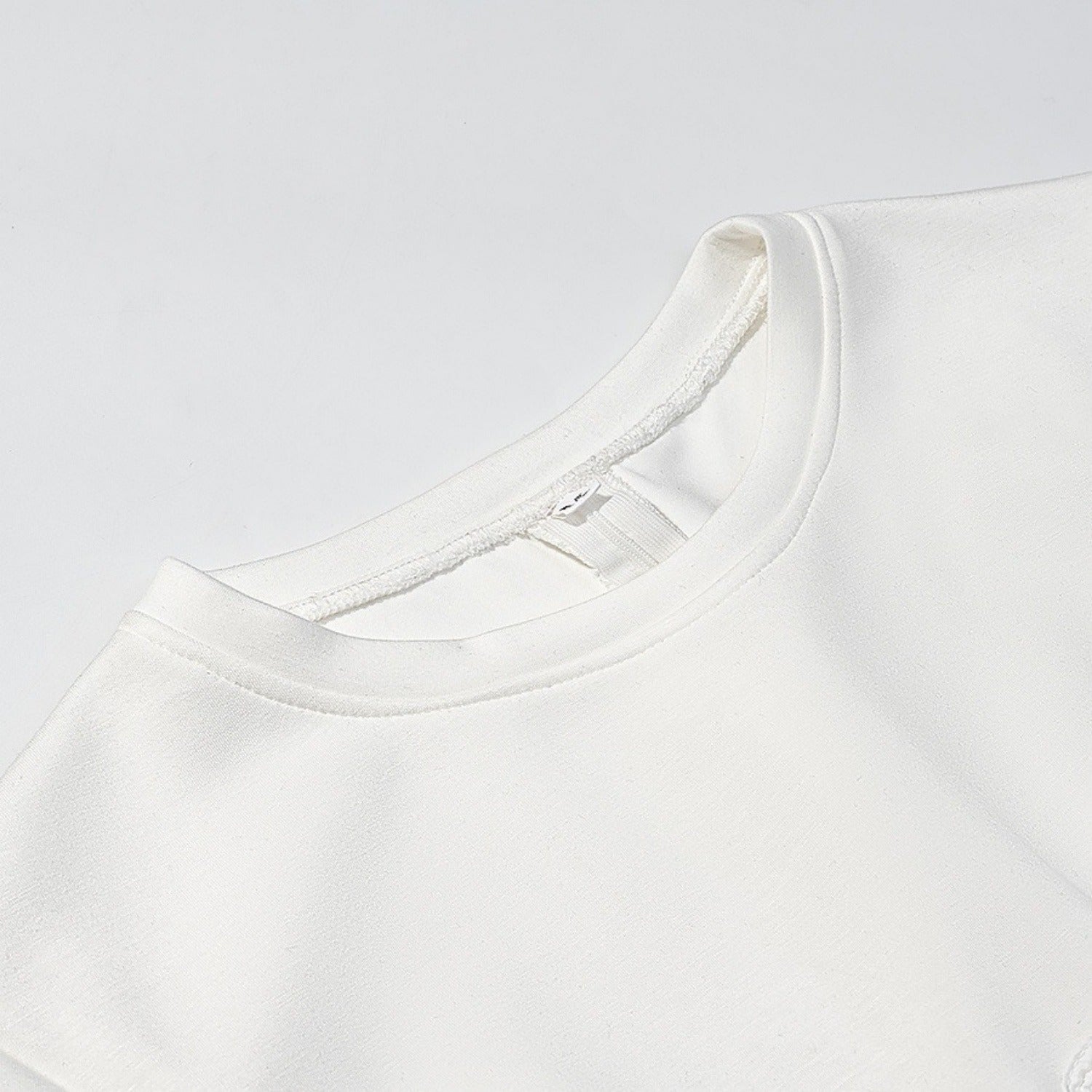 Women’s White Lace Trim Casual Top