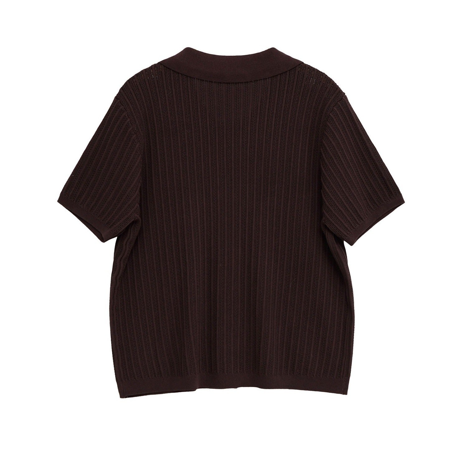 Women’s Dark Brown Knit Top & Pants Set