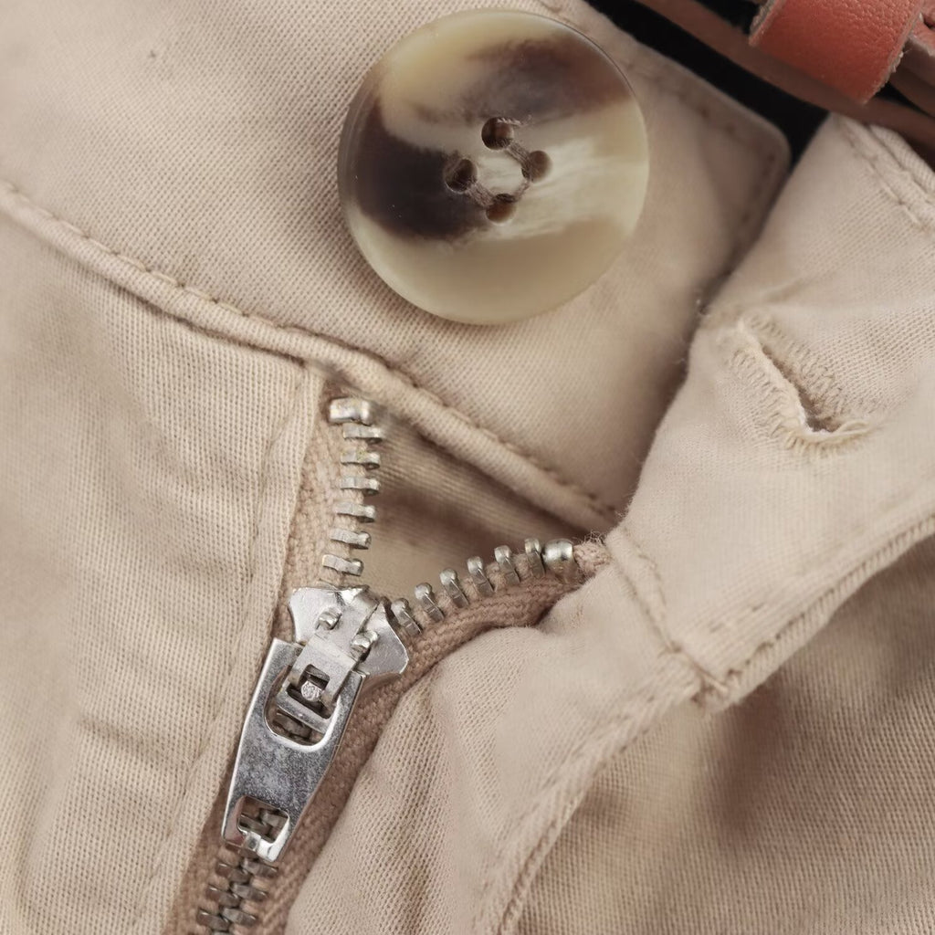 Women’s Camel Belted Casual Shorts