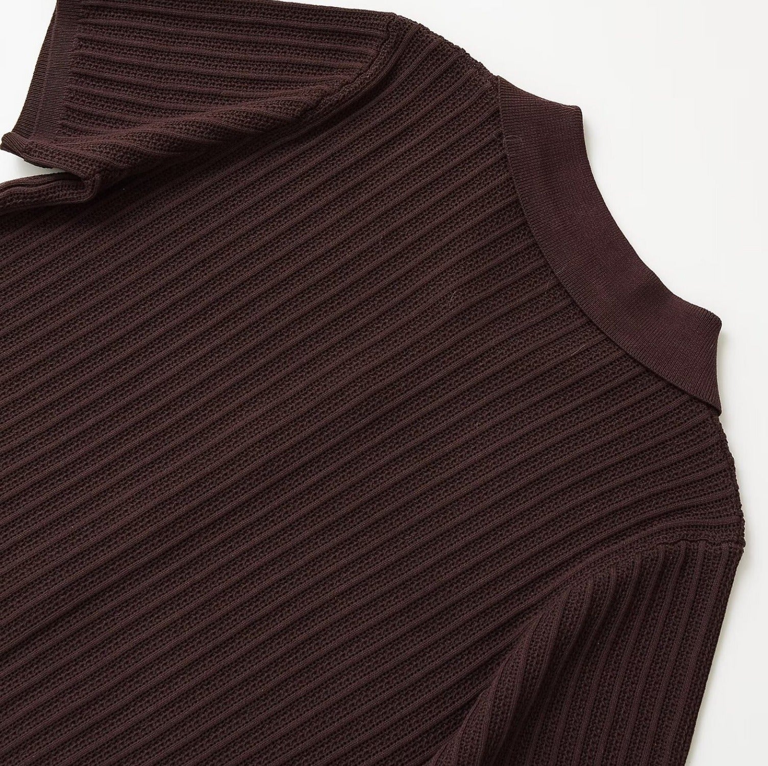 Women’s Dark Brown Knit Top & Pants Set